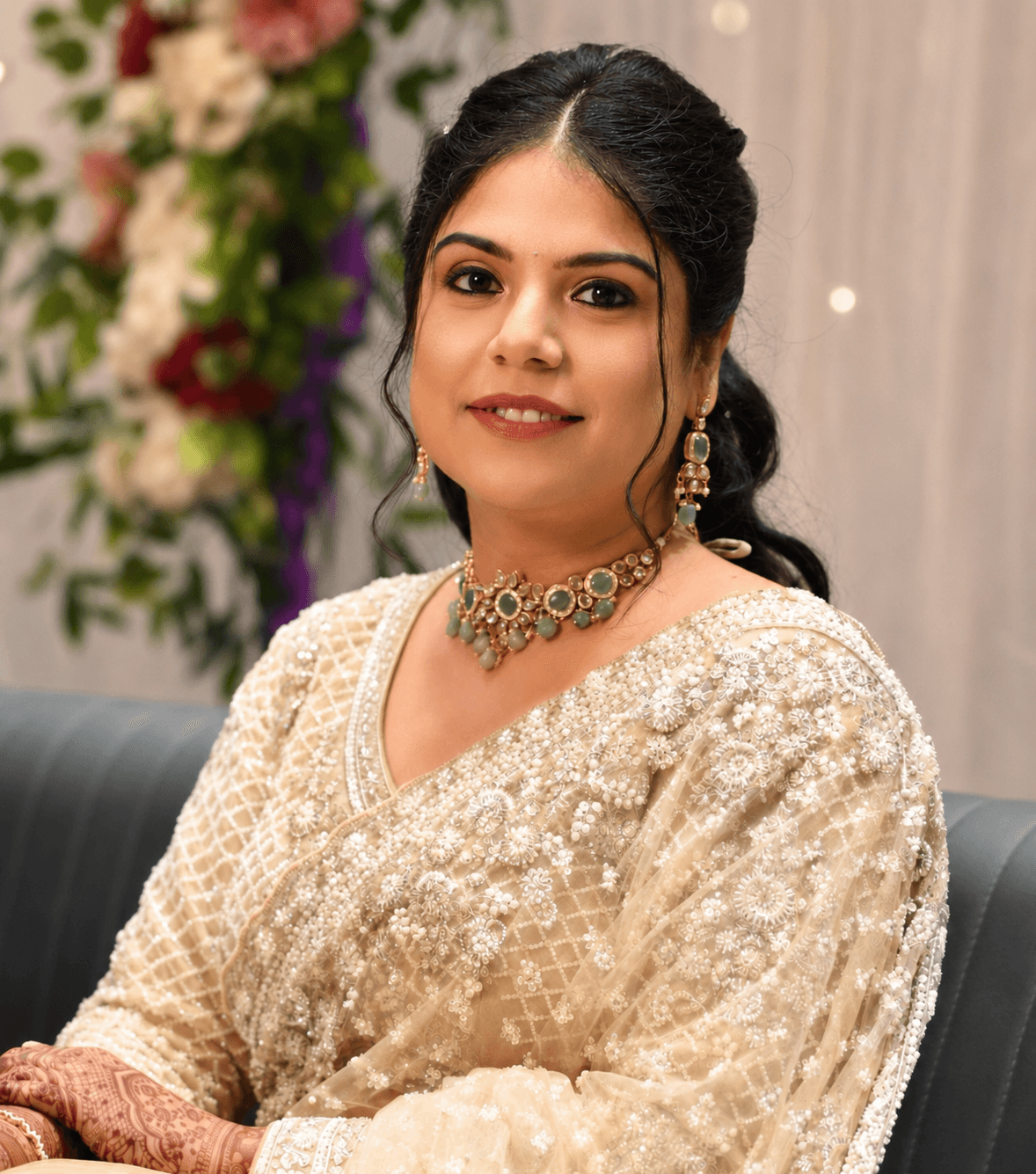 Nidhi Batra — the bride